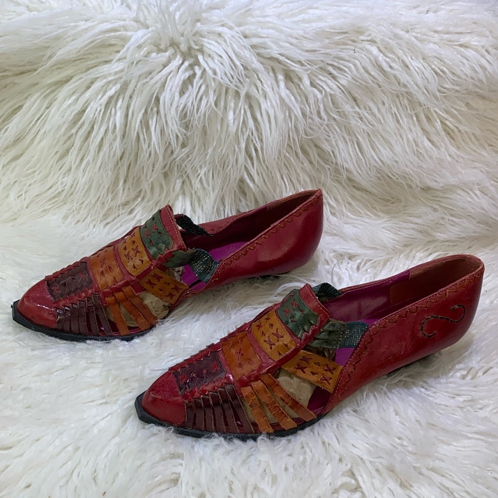 ❤️💜🧡-Mister Cage Sandals-🧡💜❤️